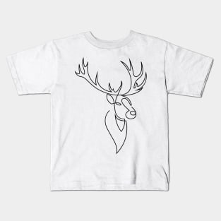 deer's head Kids T-Shirt